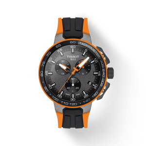 Buy Shop Tissot T Race Cycling Chronograph Black Dial Two Tone Rubber Strap Watch For Men - T111.417.37.441.04 USA Online