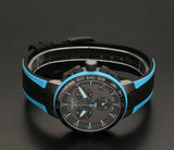 Buy Shop Tissot T Race Cycling Chronograph Black Dial Two Tone Rubber Strap Watch For Men - T111.417.37.441.05 USA Online