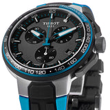 Buy Shop Tissot T Race Cycling Chronograph Black Dial Two Tone Rubber Strap Watch For Men - T111.417.37.441.05 USA Online