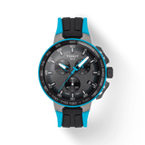 Buy Shop Tissot T Race Cycling Chronograph Black Dial Two Tone Rubber Strap Watch For Men - T111.417.37.441.05 USA Online