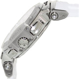 Buy Shop Tissot T Race Lady Chronograph White Dial White Rubber Strap Watch for Women - T048.217.17.017.00 USA Online