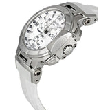 Buy Shop Tissot T Race Lady Chronograph White Dial White Rubber Strap Watch for Women - T048.217.17.017.00 USA Online