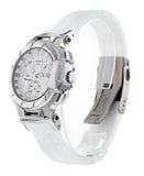 Buy Shop Tissot T Race Lady Chronograph White Dial White Rubber Strap Watch for Women - T048.217.17.017.00 USA Online