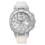 Buy Shop Tissot T Race Lady Chronograph White Dial White Rubber Strap Watch for Women - T048.217.17.017.00 USA Online