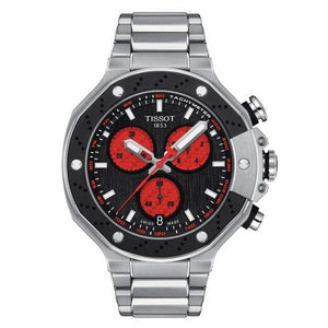 Buy Shop Tissot T Race Marc Marquez Limited Edition Black Dial Silver Steel Strap Watch for Men - T141.417.11.051.00 USA Online