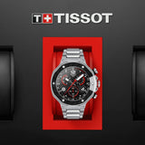 Buy Shop Tissot T Race Moto GP Limited Edition Chronograph Black Dial Silver Steel Strap Watch for Men - T141.417.11.057.00 USA Online