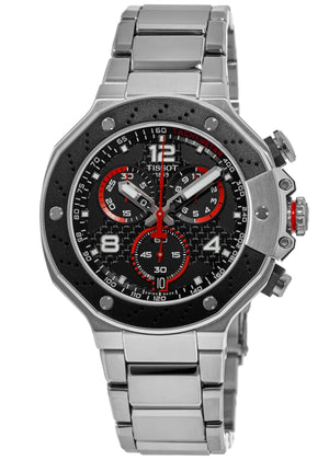 Buy Shop Tissot T Race Moto GP Limited Edition Chronograph Black Dial Silver Steel Strap Watch for Men - T141.417.11.057.00 USA Online