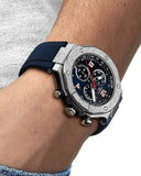 Buy Shop Tissot T Race Moto GP Limited Edition Chronograph Blue Dial Blue Rubber Strap Watch for Men - T141.417.17.047.00 USA Online