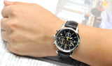 Buy Shop Tissot T Race PRC 200 Chronograph Quartz Black Dial Black Leather Strap Watch for Men - T17.1.526.52 USA Online