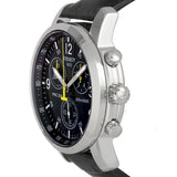 Buy Shop Tissot T Race PRC 200 Chronograph Quartz Black Dial Black Leather Strap Watch for Men - T17.1.526.52 USA Online