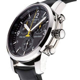 Buy Shop Tissot T Race PRC 200 Chronograph Quartz Black Dial Black Leather Strap Watch for Men - T17.1.526.52 USA Online