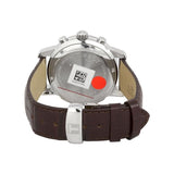 Buy Shop Tissot T Race PRC 200 Chronograph White Dial Brown Leather Strap Watch for Men - T17.1.516.32 USA Online