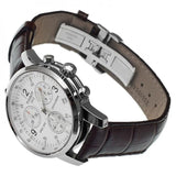 Buy Shop Tissot T Race PRC 200 Chronograph White Dial Brown Leather Strap Watch for Men - T17.1.516.32 USA Online