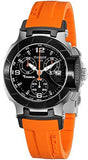 Buy Shop Tissot T Race Chronograph Black Dial Orange Rubber Strap Watch for Women - T048.217.27.057.00 USA Online