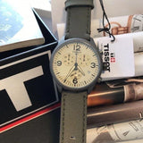 Buy Shop Tissot T Sport Chrono XL Beige Dial Green Nylon Strap Watch for Men - T116.617.37.267.00 USA Online