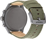 Buy Shop Tissot T Sport Chrono XL Beige Dial Green Nylon Strap Watch for Men - T116.617.37.267.00 USA Online