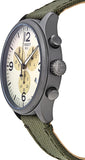 Buy Shop Tissot T Sport Chrono XL Beige Dial Green Nylon Strap Watch for Men - T116.617.37.267.00 USA Online