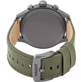 Buy Shop Tissot T Sport Chrono XL Beige Dial Khakhi Green Nylon Strap Watch for Men - T116.617.33.267.00 USA Online