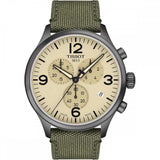Buy Shop Tissot T Sport Chrono XL Beige Dial Khakhi Green Nylon Strap Watch for Men - T116.617.33.267.00 USA Online