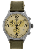 Buy Shop Tissot T Sport Chrono XL Beige Dial Khakhi Green Nylon Strap Watch for Men - T116.617.33.267.00 USA Online