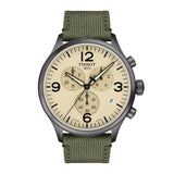 Buy Shop Tissot T Sport Chrono XL Beige Dial Khakhi Green Nylon Strap Watch for Men - T116.617.33.267.00 USA Online