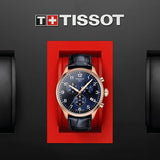 Buy Shop Tissot T-Sport Chrono XL Blue Dial Blue Leather Strap Watch for Men - T116.617.36.042.00 USA Online