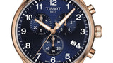 Buy Shop Tissot T-Sport Chrono XL Blue Dial Blue Leather Strap Watch for Men - T116.617.36.042.00 USA Online
