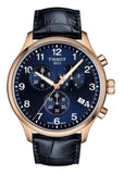 Buy Shop Tissot T-Sport Chrono XL Blue Dial Blue Leather Strap Watch for Men - T116.617.36.042.00 USA Online