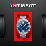 Buy Shop Tissot T Sport Chrono XL Chronograph Blue Dial Silver Steel Strap Watch For Men - T116.617.11.047.00 USA Online