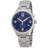 Buy Shop Tissot T Sport Chrono XL Chronograph Blue Dial Silver Steel Strap Watch For Men - T116.617.11.047.00 USA Online