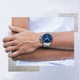 Buy Shop Tissot T Sport Chrono XL Classic Blue Dial Silver Steel Strap Watch For Men - T116.617.11.047.01 USA Online