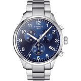 Buy Shop Tissot T Sport Chrono XL Classic Blue Dial Silver Steel Strap Watch For Men - T116.617.11.047.01 USA Online