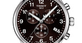 Buy Shop Tissot T Sport Chrono XL Classic Brown Dial Brown Leather Strap Watch For Men - T116.617.16.297.00 USA Online