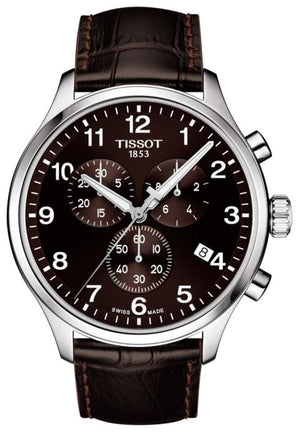 Buy Shop Tissot T Sport Chrono XL Classic Brown Dial Brown Leather Strap Watch For Men - T116.617.16.297.00 USA Online