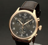 Buy Shop Tissot T Sport Chrono XL Classic Brown Dial Brown Leather Strap Watch For Men - T116.617.36.057.01 USA Online