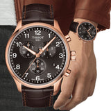 Buy Shop Tissot T Sport Chrono XL Classic Brown Dial Brown Leather Strap Watch For Men - T116.617.36.057.01 USA Online