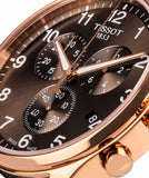 Buy Shop Tissot T Sport Chrono XL Classic Brown Dial Brown Leather Strap Watch For Men - T116.617.36.057.01 USA Online