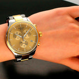 Buy Shop Tissot T Sport Chrono XL Classic Gold Dial Two Tone Steel Strap Watch for Men - T116.617.22.021.00 USA Online