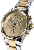 Buy Shop Tissot T Sport Chrono XL Classic Gold Dial Two Tone Steel Strap Watch for Men - T116.617.22.021.00 USA Online