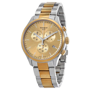 Buy Shop Tissot T Sport Chrono XL Classic Gold Dial Two Tone Steel Strap Watch for Men - T116.617.22.021.00 USA Online