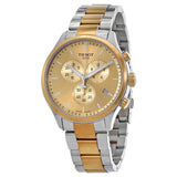 Buy Shop Tissot T Sport Chrono XL Classic Gold Dial Two Tone Steel Strap Watch for Men - T116.617.22.021.00 USA Online