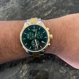 Buy Shop Tissot T Sport Chrono XL Classic Green Dial Two Tone Steel Strap Watch for Men - T116.617.22.091.00 USA Online