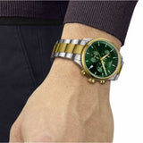 Buy Shop Tissot T Sport Chrono XL Classic Green Dial Two Tone Steel Strap Watch for Men - T116.617.22.091.00 USA Online