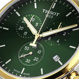 Buy Shop Tissot T Sport Chrono XL Classic Green Dial Two Tone Steel Strap Watch for Men - T116.617.22.091.00 USA Online
