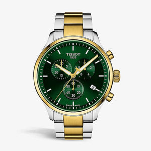Buy Shop Tissot T Sport Chrono XL Classic Green Dial Two Tone Steel Strap Watch for Men - T116.617.22.091.00 USA Online
