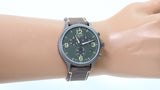 Buy Shop Tissot T Sport Chrono XL Green Dial Brown Leather Strap Watch For Men - T116.617.36.097.00 USA Online