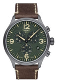 Buy Shop Tissot T Sport Chrono XL Green Dial Brown Leather Strap Watch For Men - T116.617.36.097.00 USA Online