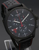 Buy Shop Tissot T Sport Chrono XL NBA Teams Special Chicago Bulls Edition Black Dial Black Leather Strap Watch for Men - T116.617.36.051.00 USA Online