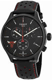 Buy Shop Tissot T Sport Chrono XL NBA Teams Special Chicago Bulls Edition Black Dial Black Leather Strap Watch for Men - T116.617.36.051.00 USA Online