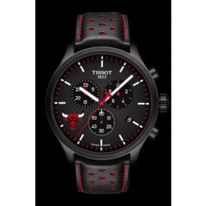 Buy Shop Tissot T Sport Chrono XL NBA Teams Special Chicago Bulls Edition Black Dial Black Leather Strap Watch for Men - T116.617.36.051.00 USA Online